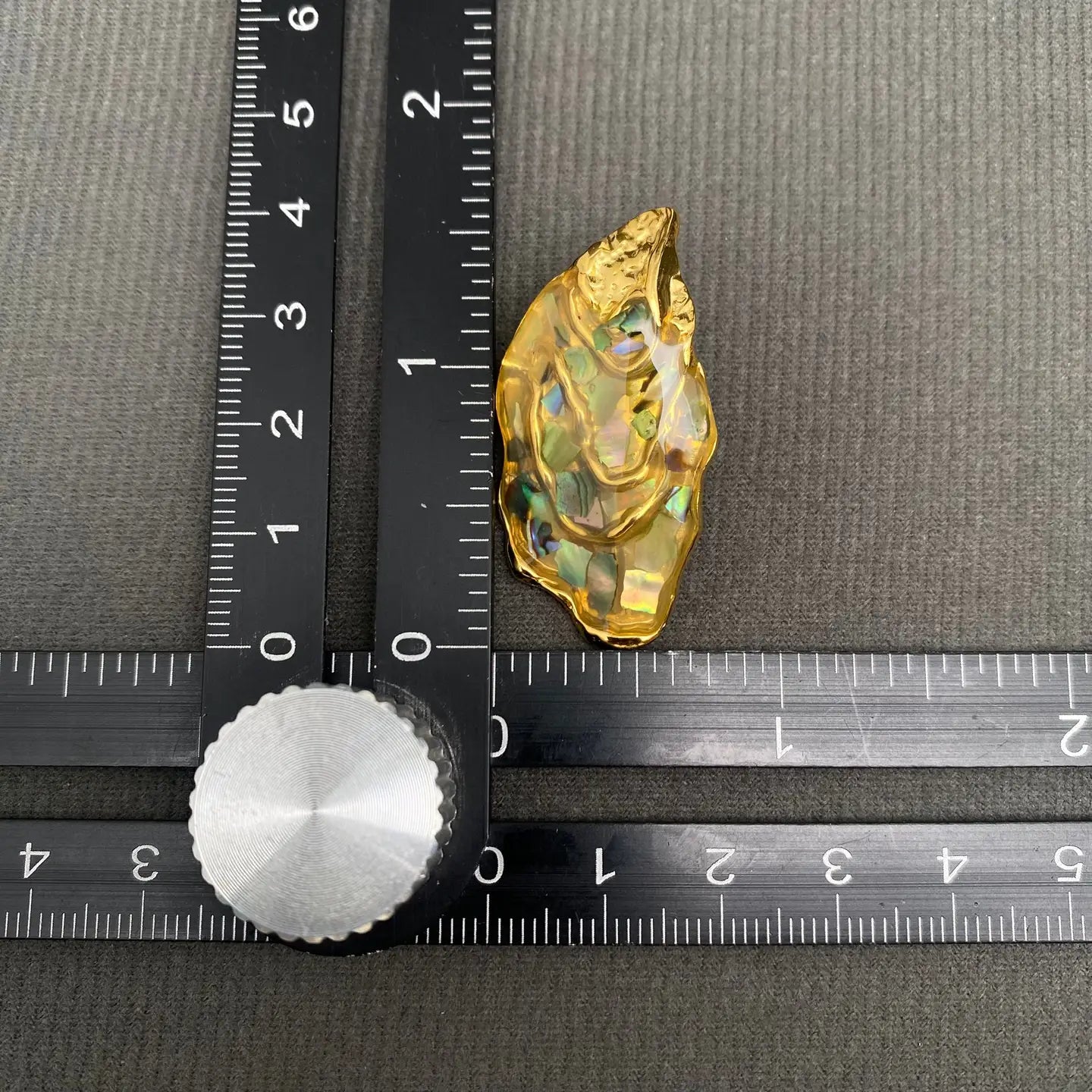 Abalone Shell Statement Drop Earrings