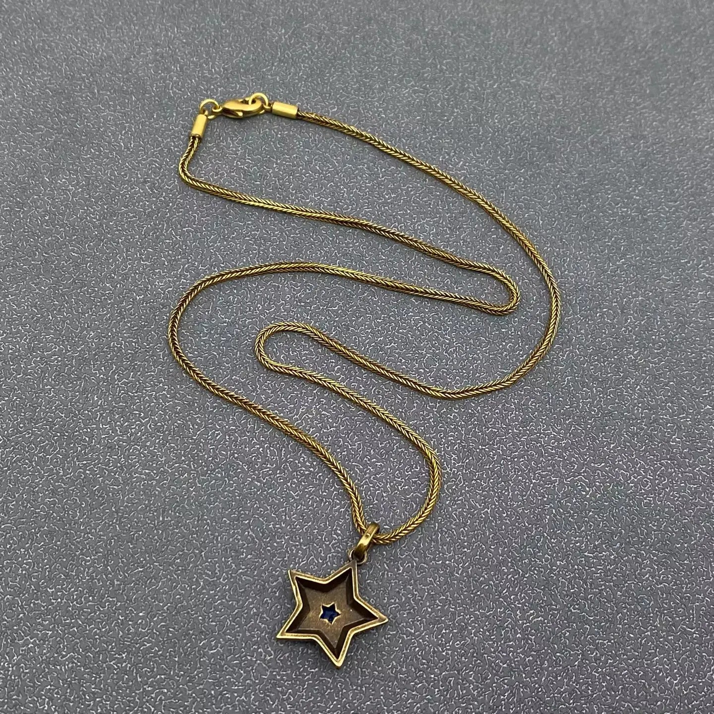 Vintage Star Charm Necklace