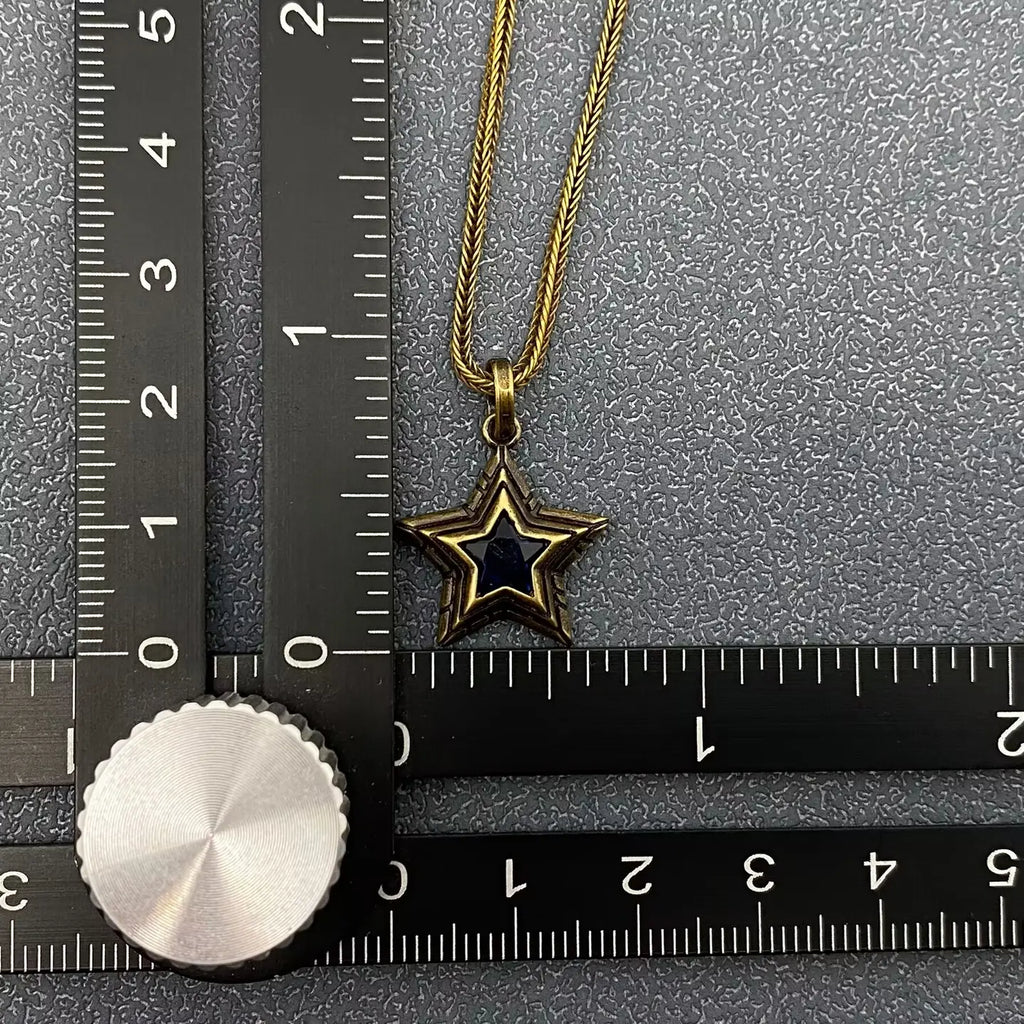 Vintage Star Charm Necklace