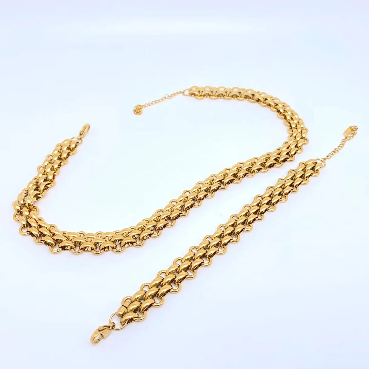 Artisan Gold Chain Set
